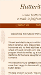 Mobile Screenshot of hutteritepork.com