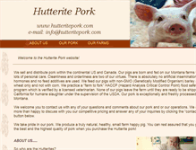 Tablet Screenshot of hutteritepork.com
